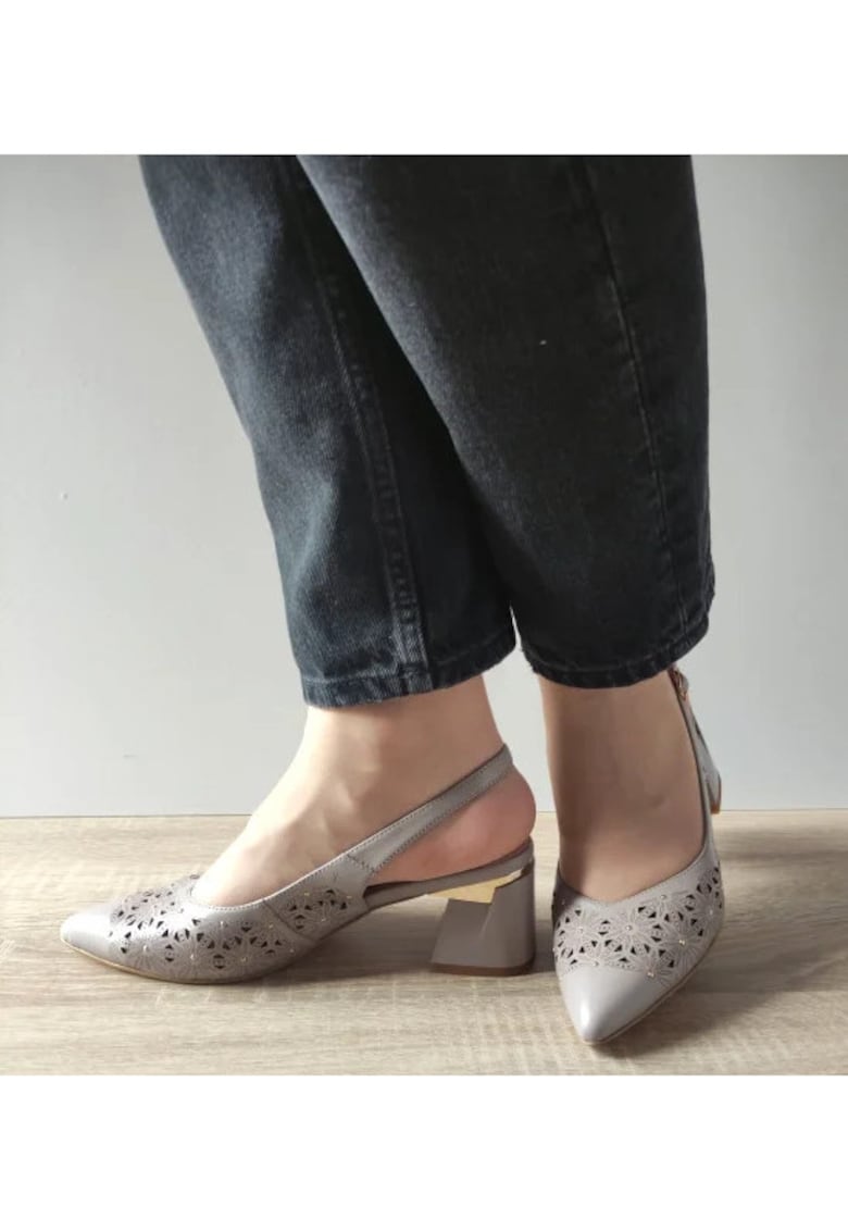 Сандали Дамски 360048B B2-N Елегантни - Сив - Сив Epica