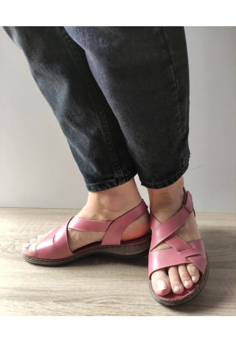 Сандали - Ежедневни - Дамски 4773 4 Розов - Розов - Розово DYANY