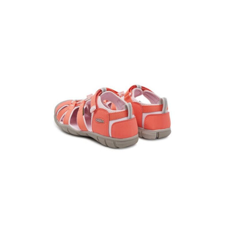 Сандали за момичета - 1030813 -  Текстил - Оранжев - Оранжев Keen