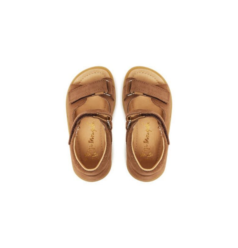 Сандали за момче - 1205/5-30 -  Естествена кожа - Кафяви - Кафяв Mrugala