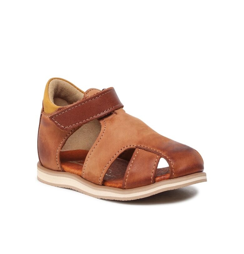 Сандали  за момчета - естествена кожа/нубук Zarro