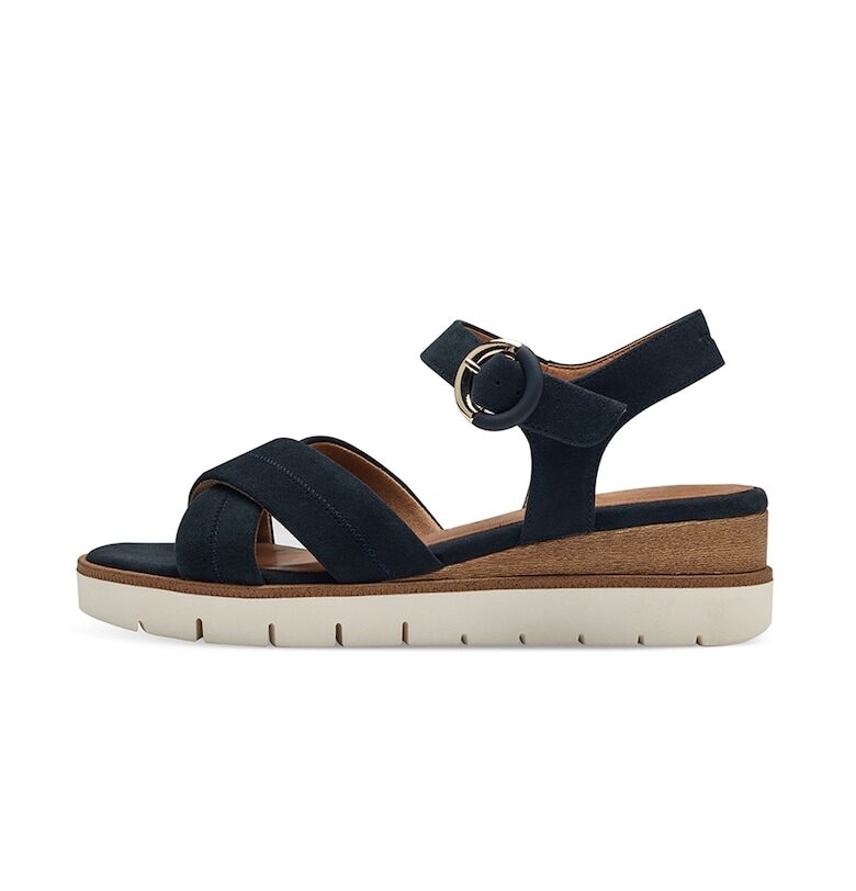 Сандали с кръстосани каишки - Черен Tamaris