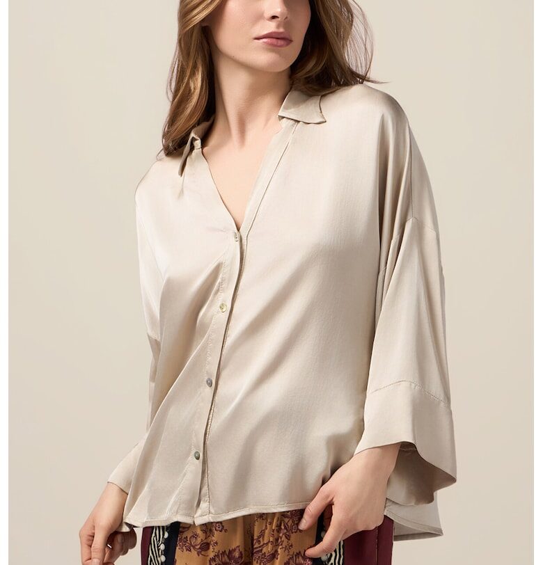 Сатинирана риза - Слонова кост Oltre