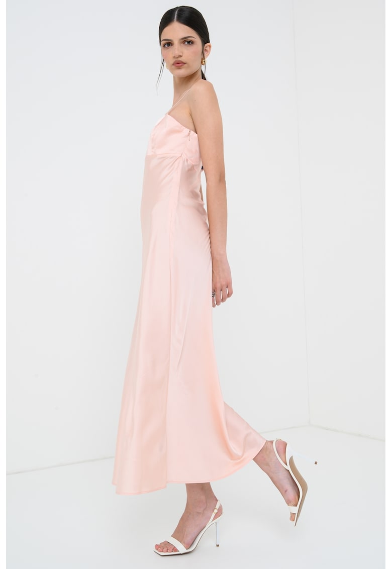 Сатинирана рокля - Пастелнорозов GUESS