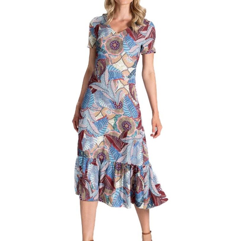 Светло синя дамска мини рокля  Dindrannan M827 Figl