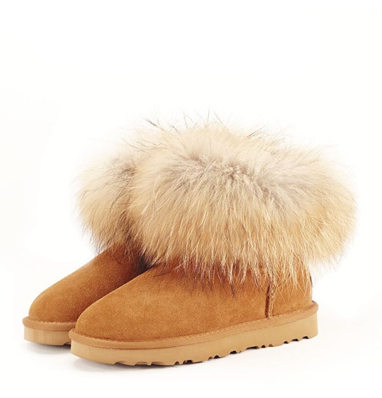 Светлокафяви боти от естествена кожа Alissa 110 9244 - Светлокафяв SOFILINE