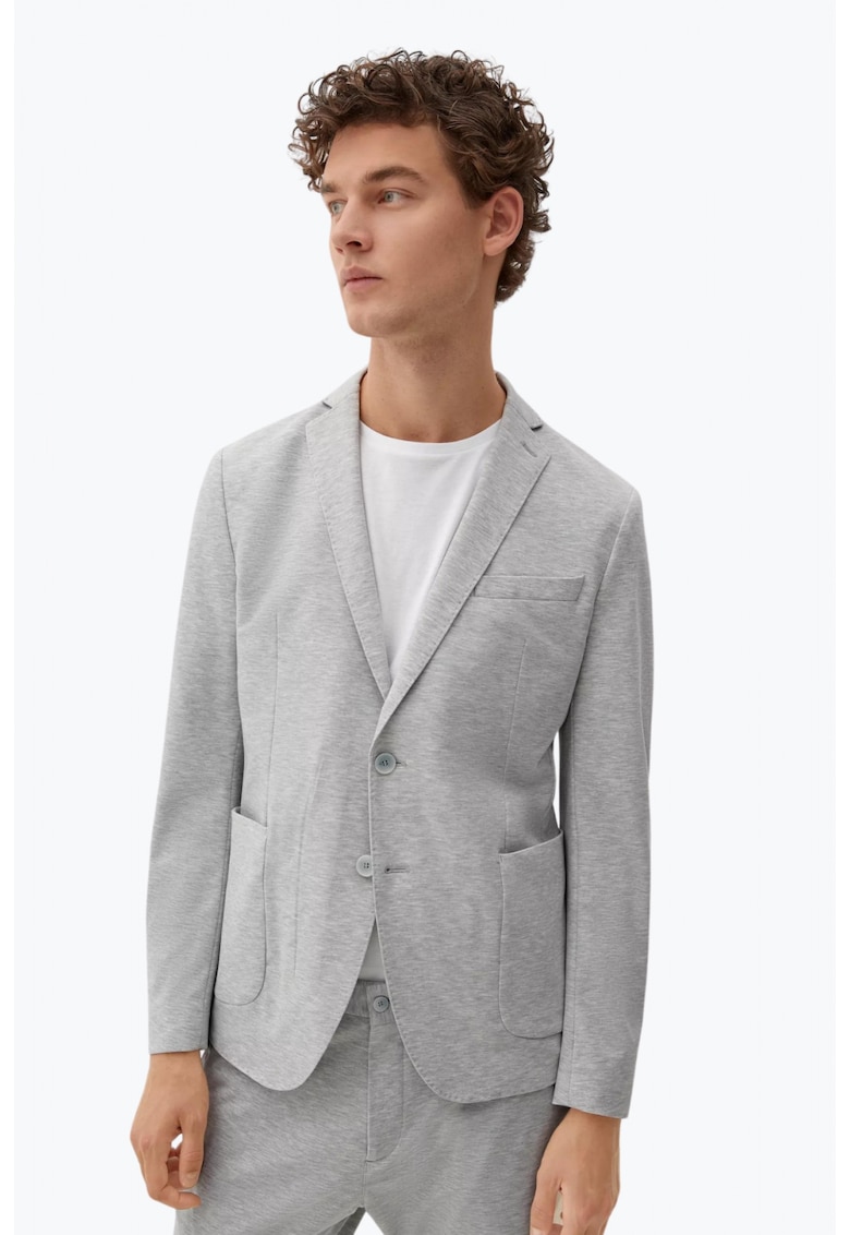 Светлосиво Slim fit мъжко яке Joog Suit - Светло сив sOliver