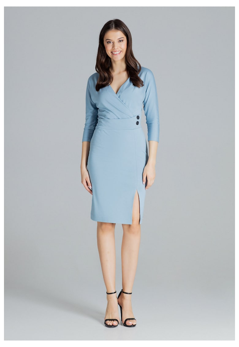 Светлосиня рокля Sheala - Светлосин Lenitif