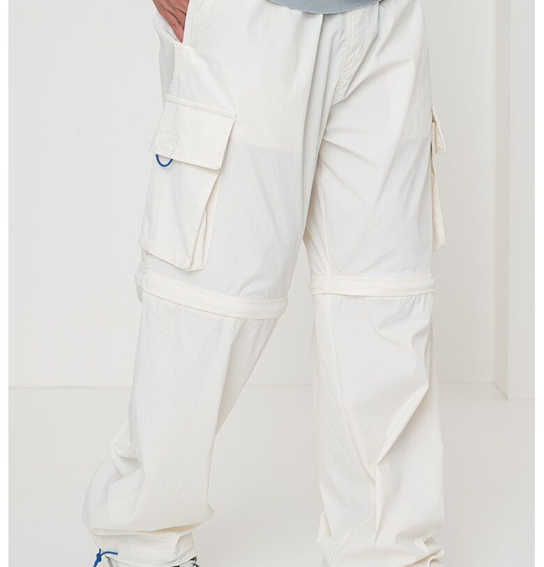 Свободен карго панталон Geordie с регулируема талия - Крем HUGO