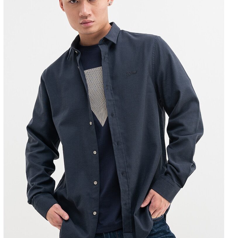 Свободен памучен шакет - Tъмносив GUESS