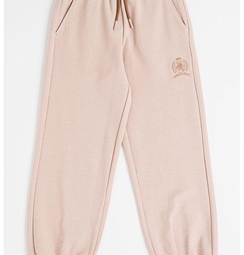 Свободен панталон с лого - Светлокафяв Tommy Hilfiger