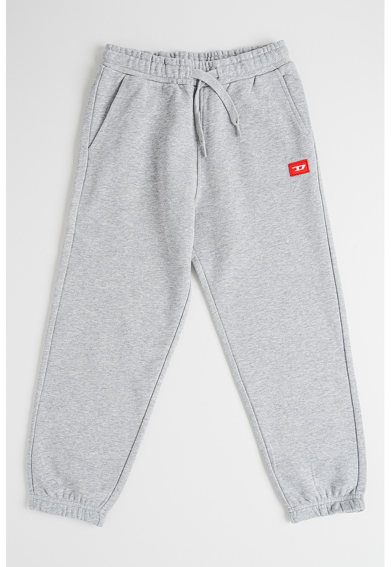 Свободен спортен панталон Pxgin с връзки - Сив меланж Diesel