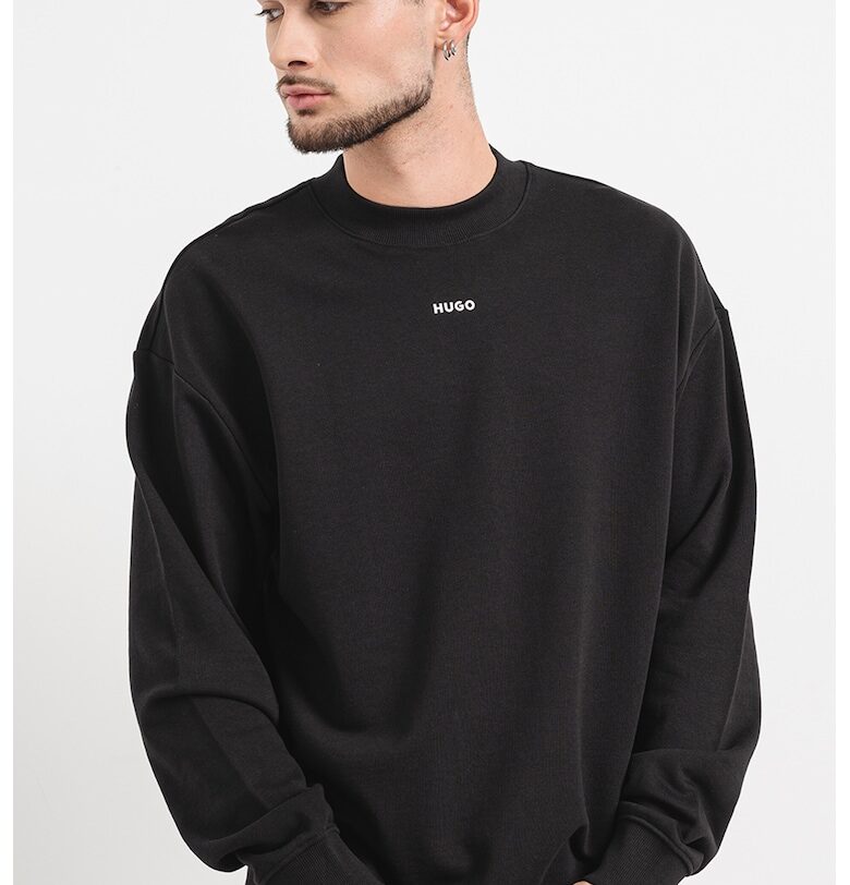 Свободен суитшърт Dapo - Черен HUGO