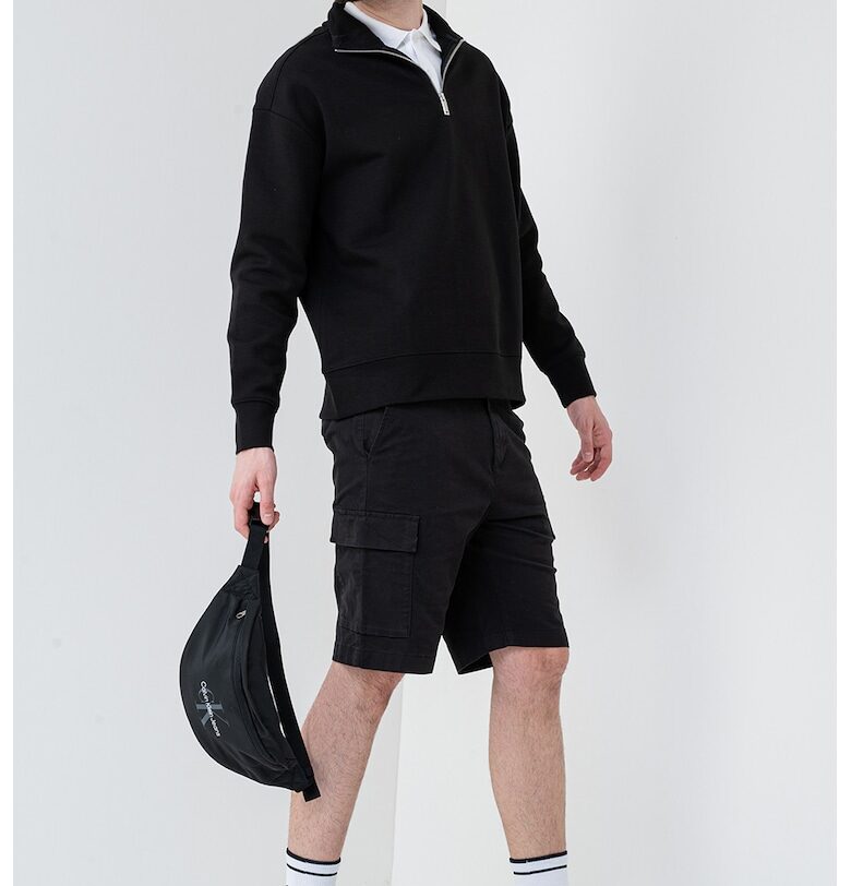 Свободен суитшърт - Черен CALVIN KLEIN