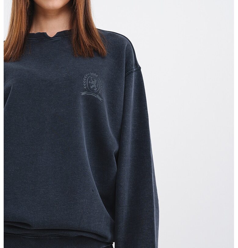 Свободен суитшърт с ефект деграде - Въглен сиво Tommy Jeans