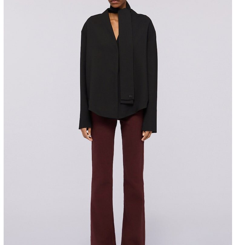 Свободна блуза тип туника - Черен Trussardi