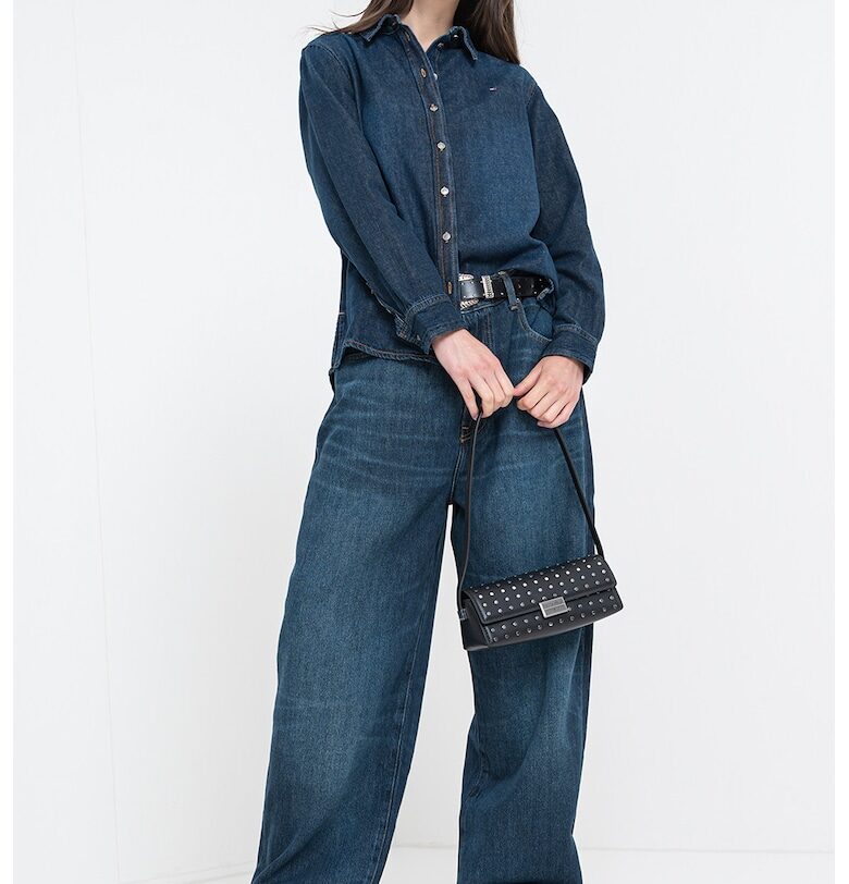 Свободна дънкова риза - Тъмносин Tommy Hilfiger