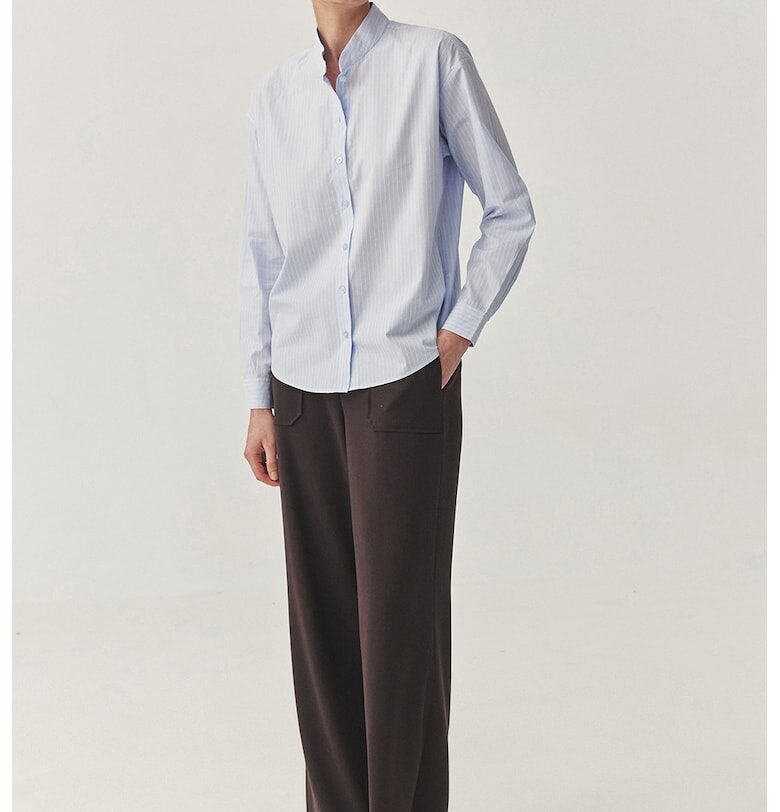 Свободна риза на райе - Небесносин Tatuum