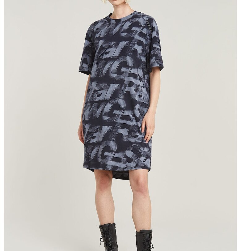 Свободна рокля-тениска - Петролно синьо G-STAR