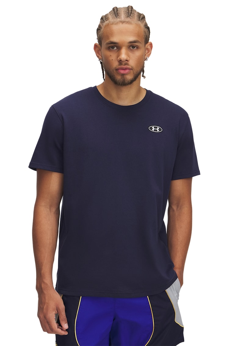 Свободна тениска Heavyweight - Тъмносин Under Armour