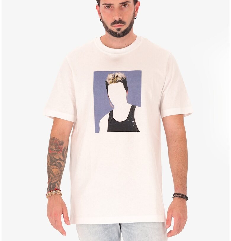 Свободна тениска с принт Diesel