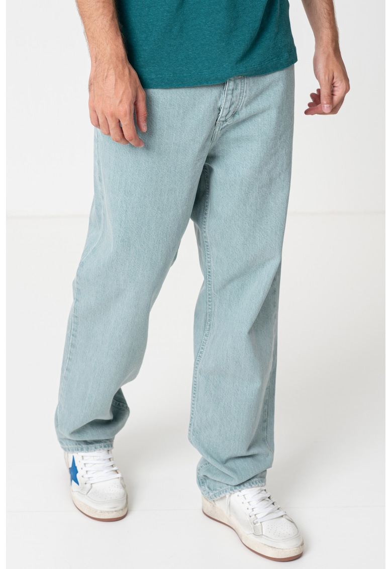 Свободни дънки Nate с 5 джоба - Светлосин HUGO