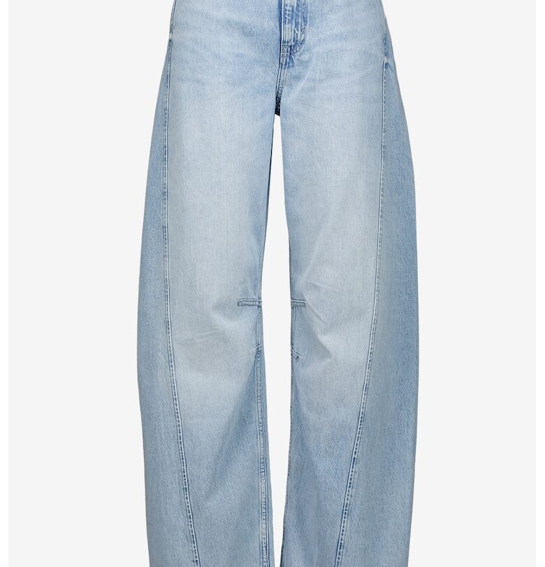 Свободни дънки деграде - Светлосин меланж BOSS