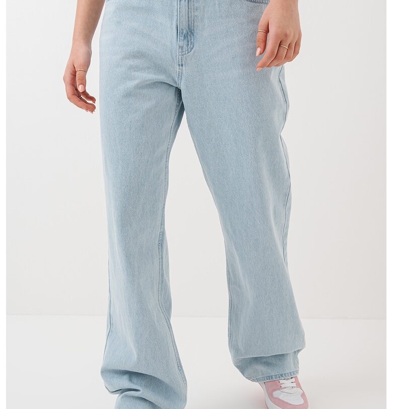 Свободни дънки с 5 джоба - Светлосин Karl Kani