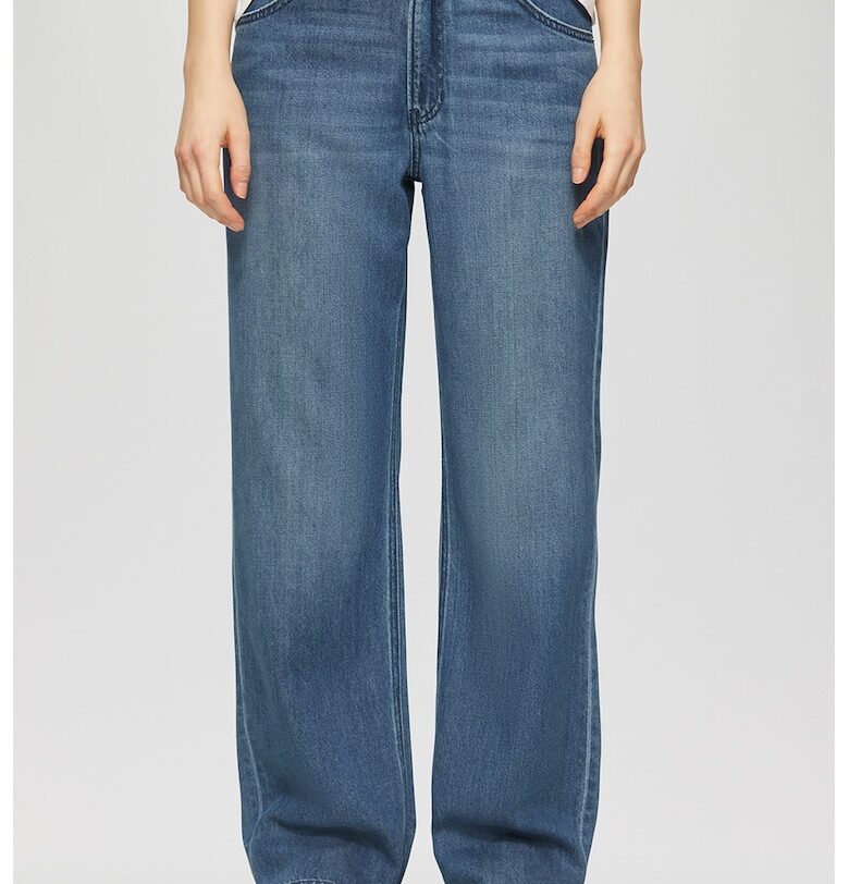 Свободни дънки с висока талия - Син sOliver