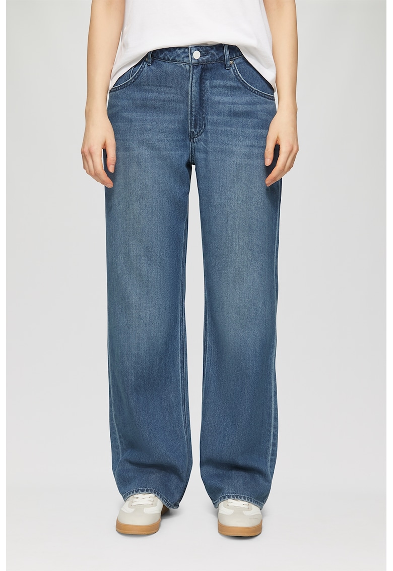 Свободни дънки с висока талия - Син sOliver