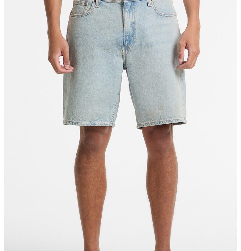 Свободни дънкови бермуди - Ледено синьо GUESS JEANS