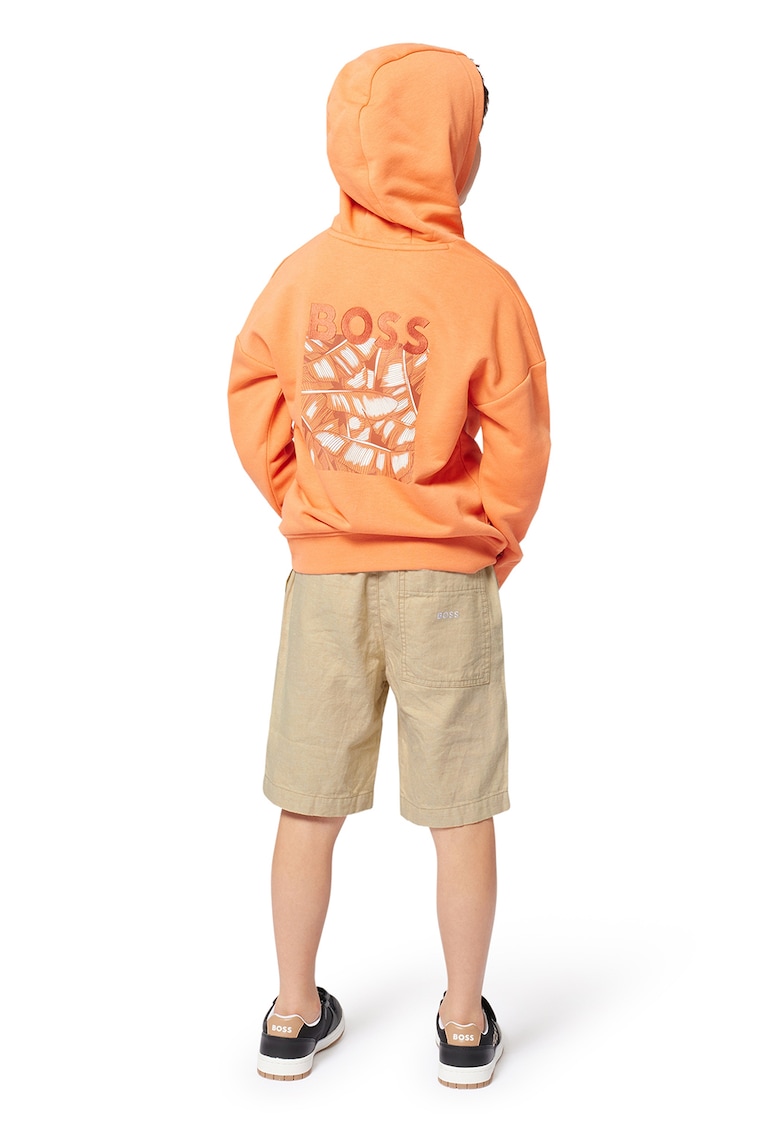 Свободни шорти - Бежов BOSS Kidswear