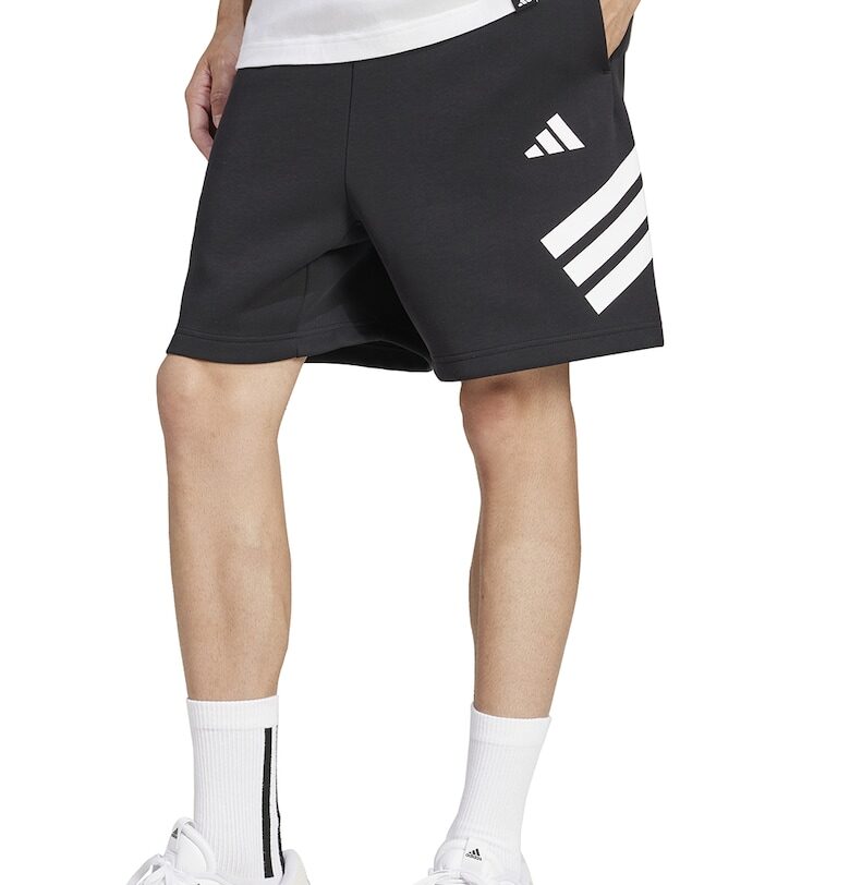 Свободни шорти с памук - Черен adidas Sportswear