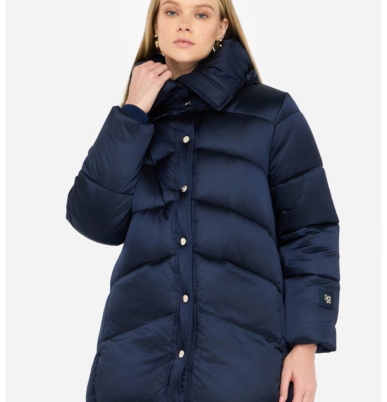 Свободно зимно яке с вата - Тъмносин Liu Jo