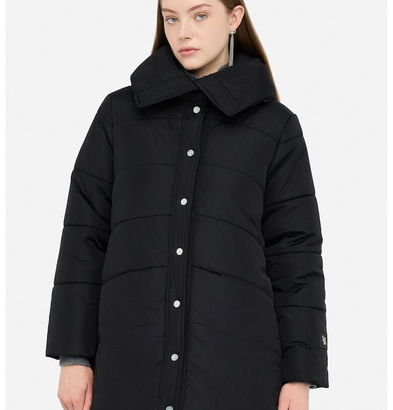 Свободно зимно яке с вата - Черен Liu Jo