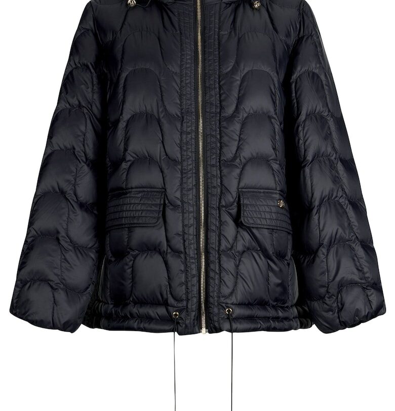 Свободно капитонирано зимно яке - Черен Liu Jo