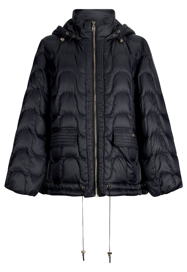 Свободно капитонирано зимно яке - Черен Liu Jo