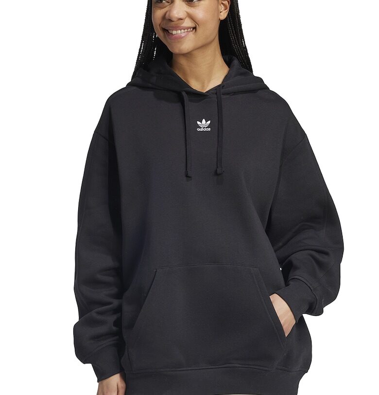 Свободно худи с джоб кенгуру - Черен adidas Originals