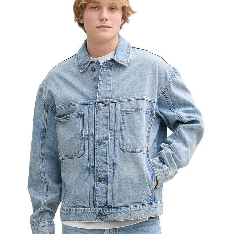 Свободно яке от деним - Светлосин Tom Tailor