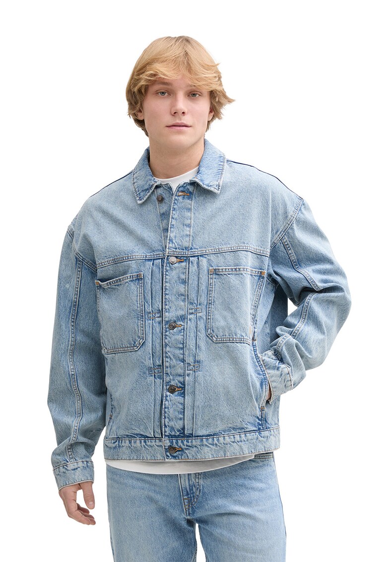 Свободно яке от деним - Светлосин Tom Tailor