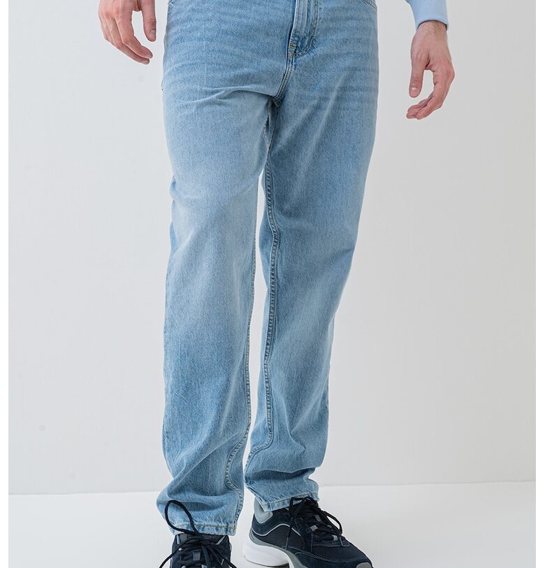 Свободно яке от деним с джобове - Светлосин меланж Tommy Hilfiger