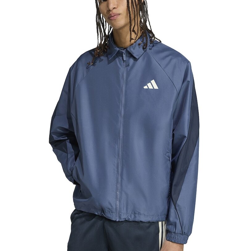 Свободно яке с цип - Тъмносин/Прашно синьо adidas Sportswear