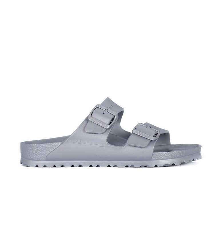 Сиви синтетични чехли  Сив Birkenstock