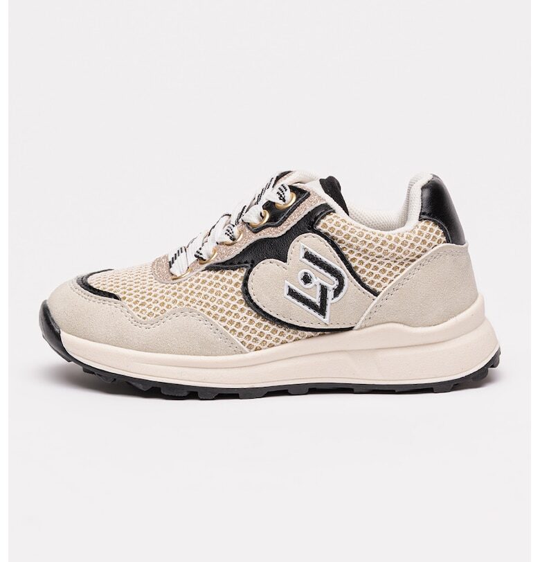 Синтетични спортни обувки с текстил - Златист/Светло бежово Liu Jo