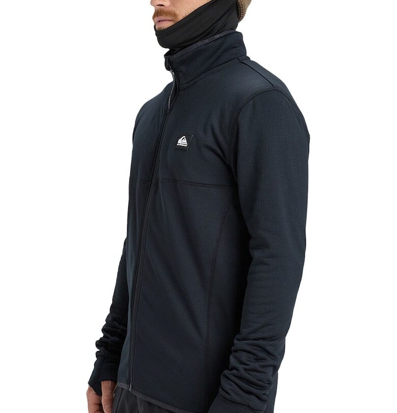 Ски блуза Steep с цип - Черен QUIKSILVER