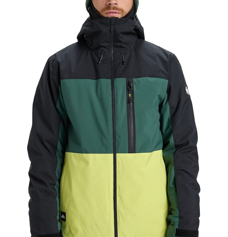 Ски яке Sycamore Block - Зелен/Черен QUIKSILVER