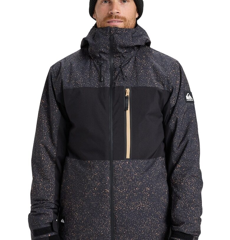 Ски яке Sycamore с принт - Черен/Бежов/Тъмносин QUIKSILVER