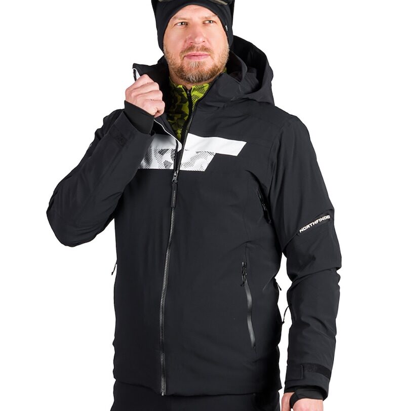 Ски яке Volos с много джобве - Черен NORTHFINDER