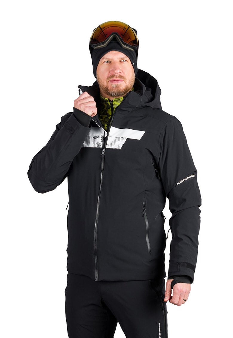 Ски яке Volos с много джобве - Черен NORTHFINDER