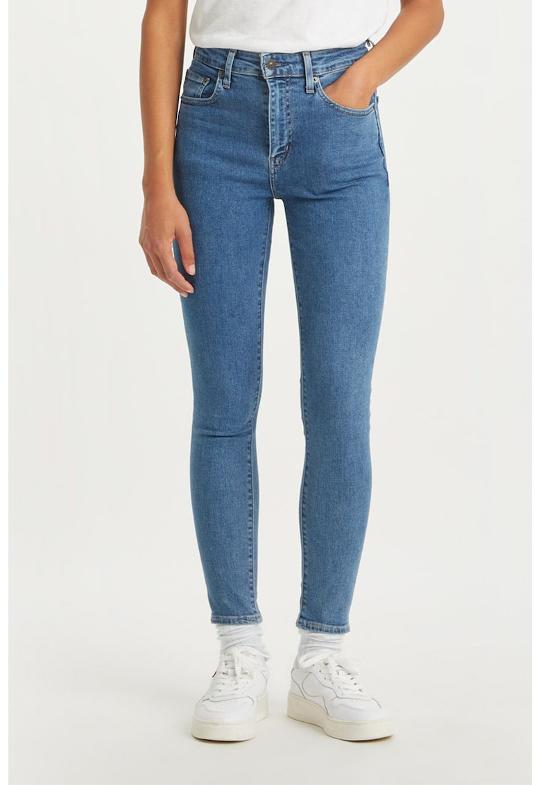 Скини дънки 721™ с висока талия - Пастелносин Levis